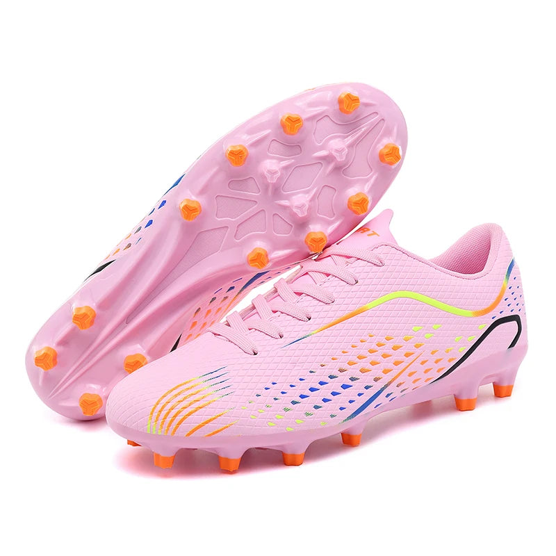 Chaussures de football pour enfants et jeunes, crampons antidérapants, respirants et légers, baskets d'entraînement pour garçons, enfants, matchs de football