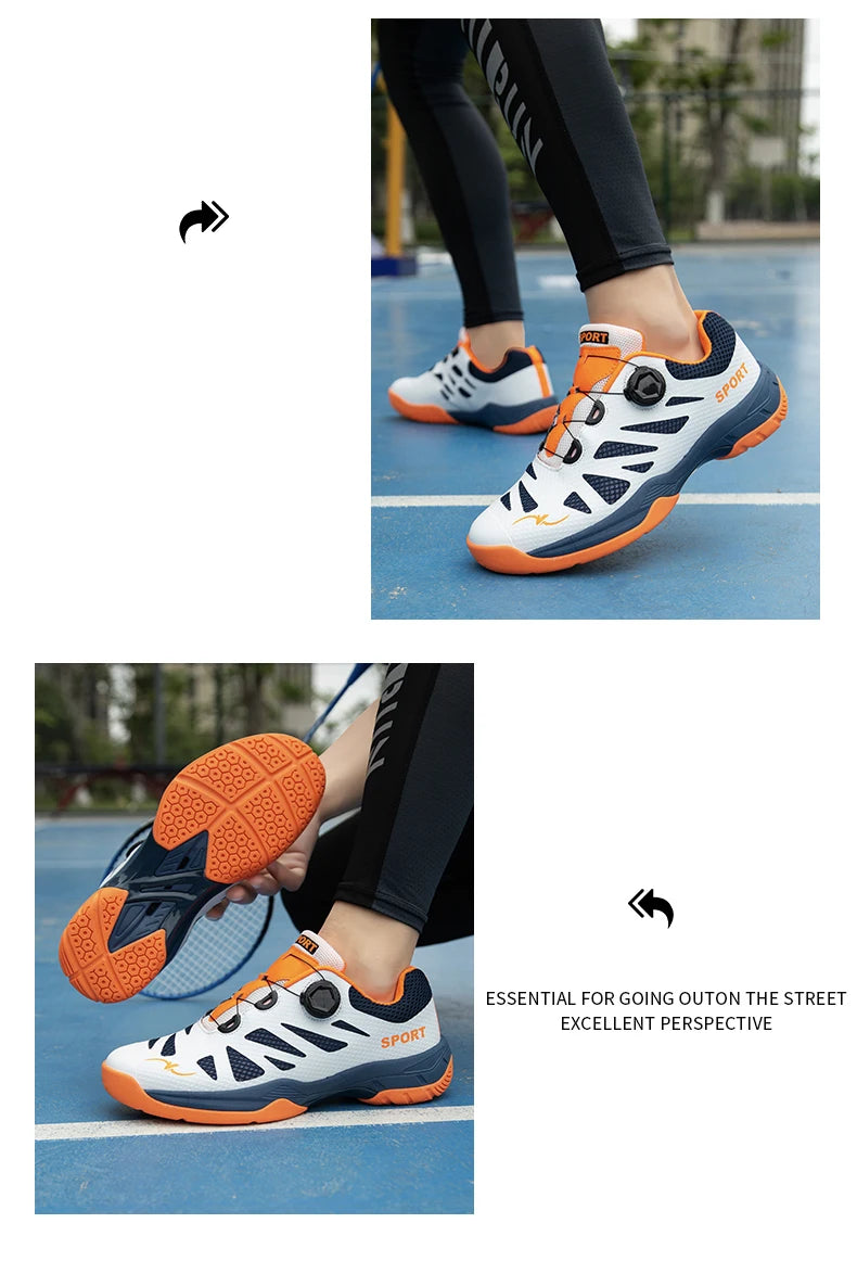 Men Badminton Shoes Non-slip Breathable Sneakers High Quality Table Tennis Shoes Wear Resistant Competition Volleyball Shoes