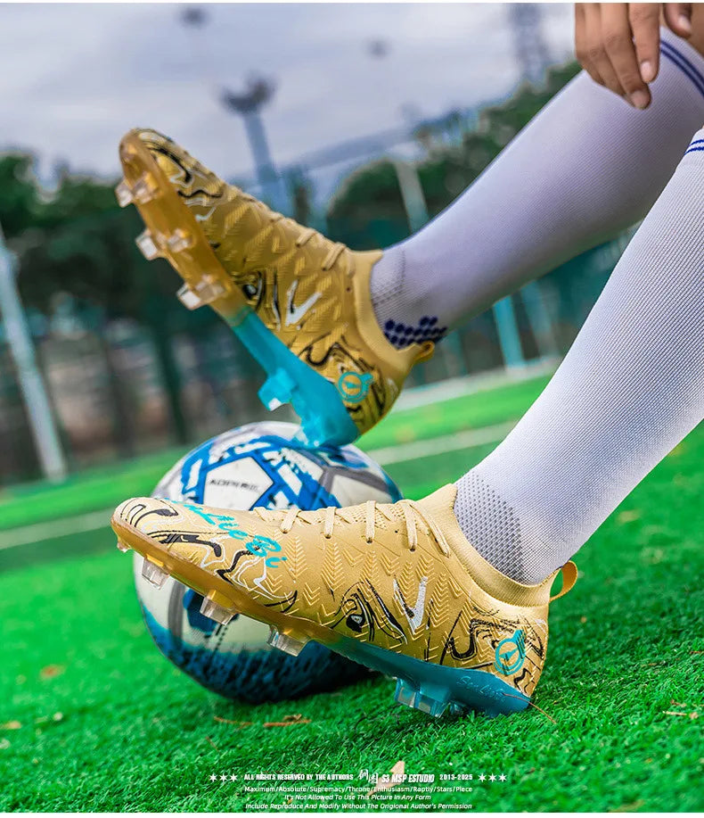 Zapatillas de fútbol profesionales para hombre y mujer de alta calidad, botas de fútbol de moda para hombre, talla grande 46, zapatillas de fútbol sala, deportivas para hombre