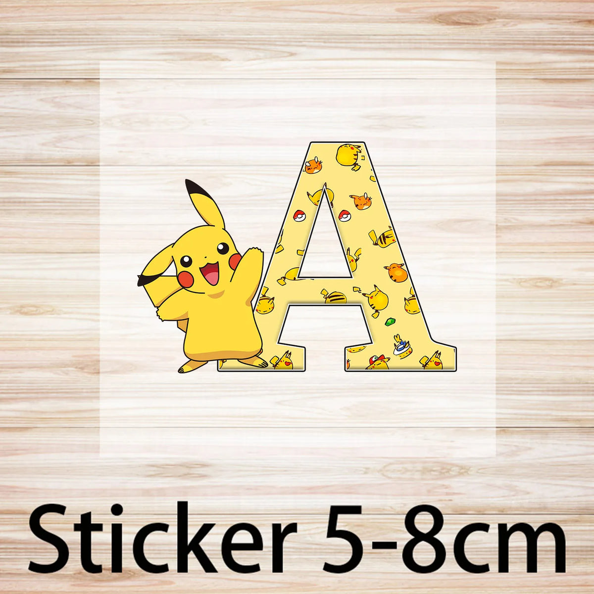 Cappellino con visiera Pokemon Pikachu, cappellini da baseball con lettere A-Z in stile cartone animato, cappellino estivo alla moda in rete traspirante, cappellino coordinato genitore-figlio, cappotto da bambino, regalo per bambini