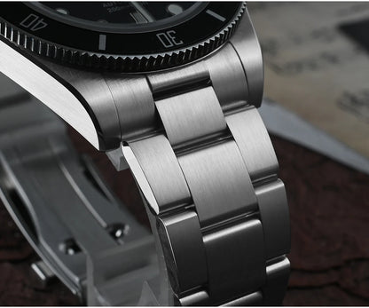 San Martin 40mm Aluminum Bezel NH35 BB58 Automatic Watches For Men Dive Wristwatch 20ATM Sapphire Luminous Reloj SN0008D