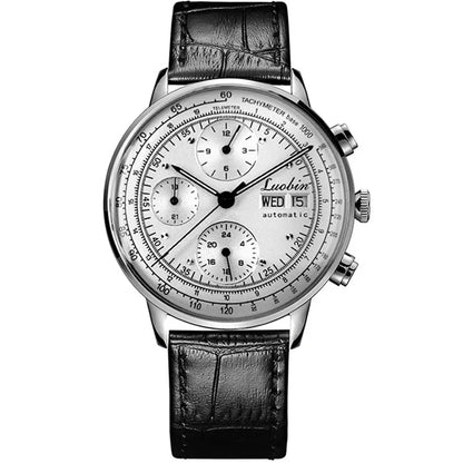 Reloj de lujo para hombre, automático mecánico, de cuerda automática, para negocios, de acero inoxidable, luminoso, 2020