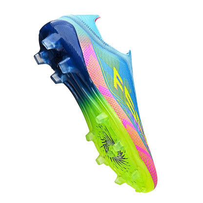 Breathable Football Shoes for Men, FG/AG Long Nail Artificial Turf Anti-Slip Sports Shoes, A Must-Have for Fans