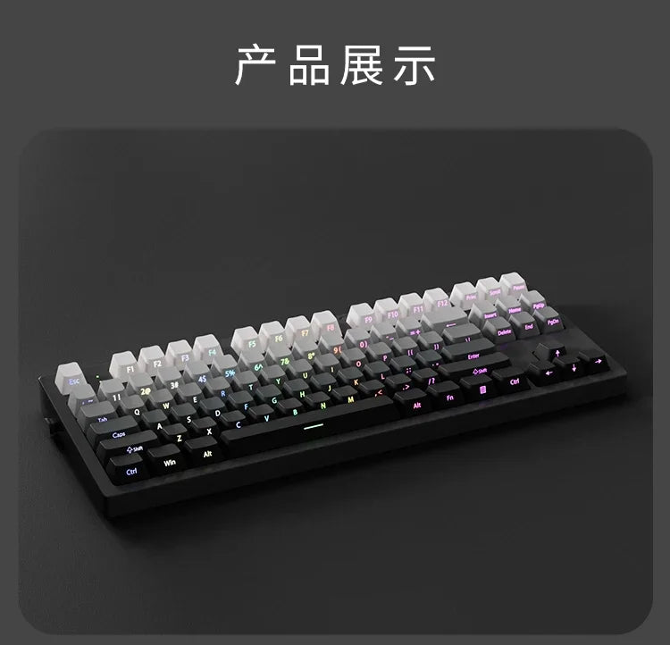 2025 Original Daylight Keycaps PBT Translucent, Side-engraved OEM 136 Keys, Customized To Fit 60/84/98/108 Mechanical Keyboards.