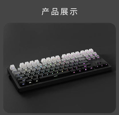 2025 Original Daylight Keycaps PBT Translucent, Side-engraved OEM 136 Keys, Customized To Fit 60/84/98/108 Mechanical Keyboards.