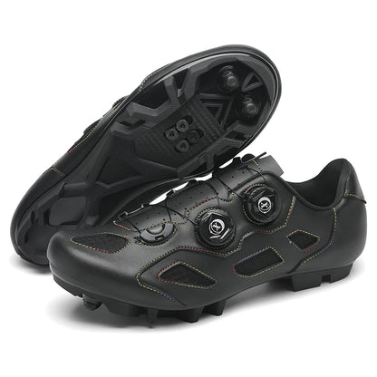 Mountain Bike Shoes Men's Cycling Shoes Quick Ratchet Buckle Compatible with SPD System Pedal for Indoor Outdoor Women MTB Shoes
