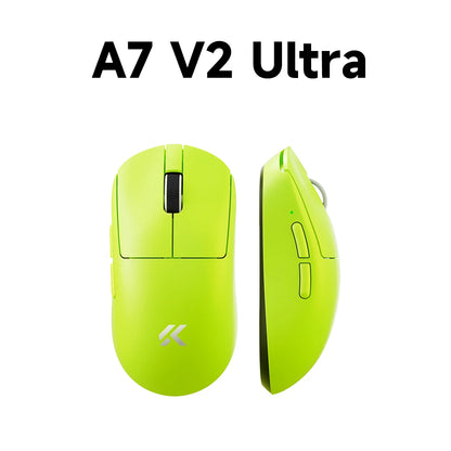 Ratón gaming inalámbrico ligero MCHOSE A7 V2 con doble tasa de sondeo de 8,000Hz, PAW3950 TI, para gaming, esports y oficina