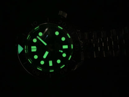 Heimdallr Diver Watch For Men MM300 Sumo SBDX 300M Waterproof Sapphire Crystal C3 Luminous NH35 Automatic Movement Wristwatch