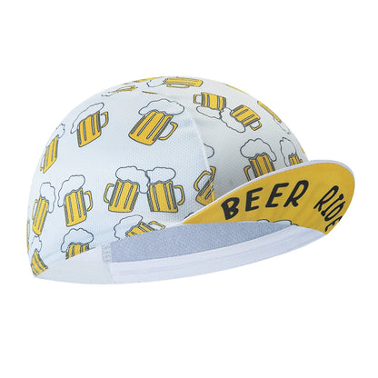 Boné de Ciclismo Beer para Desporto ao Ar Livre, Boné de Equipa para Bicicleta, Respirável, Proteção Solar de Verão, Unissexo
