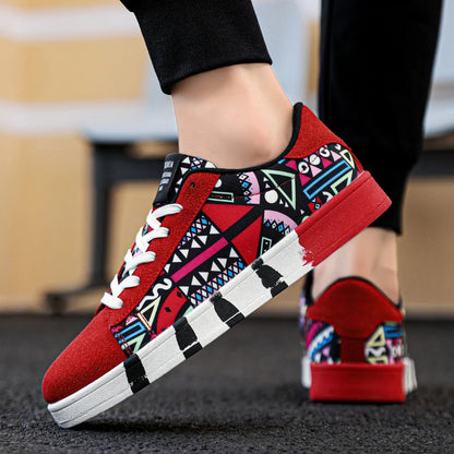 YRZL skateboard shoes for men, canvas sneakers, casual breathable walking shoes, lightweight flat shoes, street trend sport shoe
