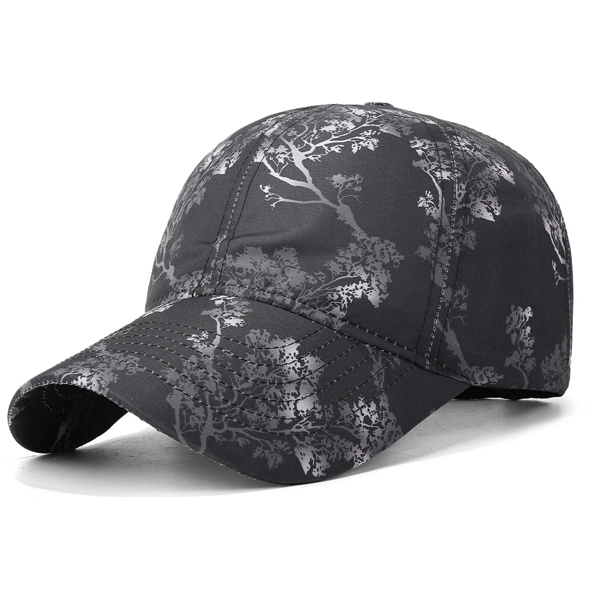 Sommer-Baseballkappe mit Graffiti-Motiv und Leuchtelementen, Unisex, Outdoor-Sonnenschutz, modische Sportkappe, lässige Duckbill-Kappe
