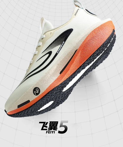 Carbon plate men's and women's anti-slip running shoes, professional marathon sports breathable mesh CHUNTA sports shoes