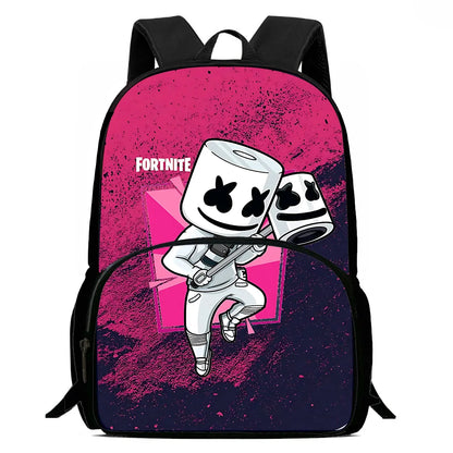 Popular Game Fortnite Kids Backpacks for Boys and Girls, Student Birthday Gift, Child School Bags with Large Capacity, Durable Camping Rucksack