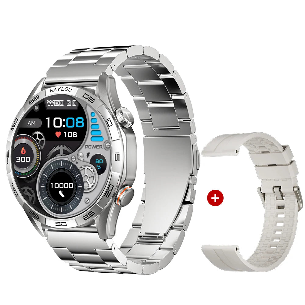 HAYLOU Solar 5 Smart Watch 1.58'' AMOLED Display Smart Watch Voice Calling 24H Health Monitoring 100+ Sport Modes Smartwatch