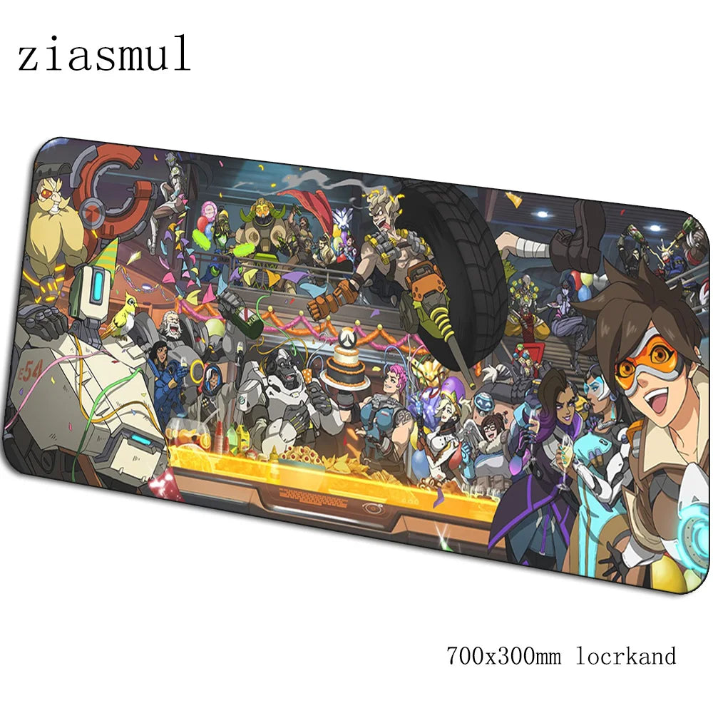 overwatch mouse pad gamer Gorgeous 70x30cm gaming mousepad pc notbook desk mat padmouse games Aestheticism gamer mats gamepad