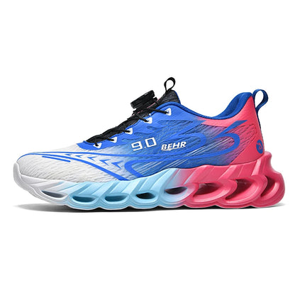 Unisex Sneakers Light Shock-absorbing Soft Soled Professional Running Training Shoes New Rotating Buckle Outdoor Running Shoes