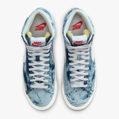 Nike Produto Genuíno Blazer Mid '77 Sapatilhas de Skate Retro Cano Alto para Mulher DV2182-900