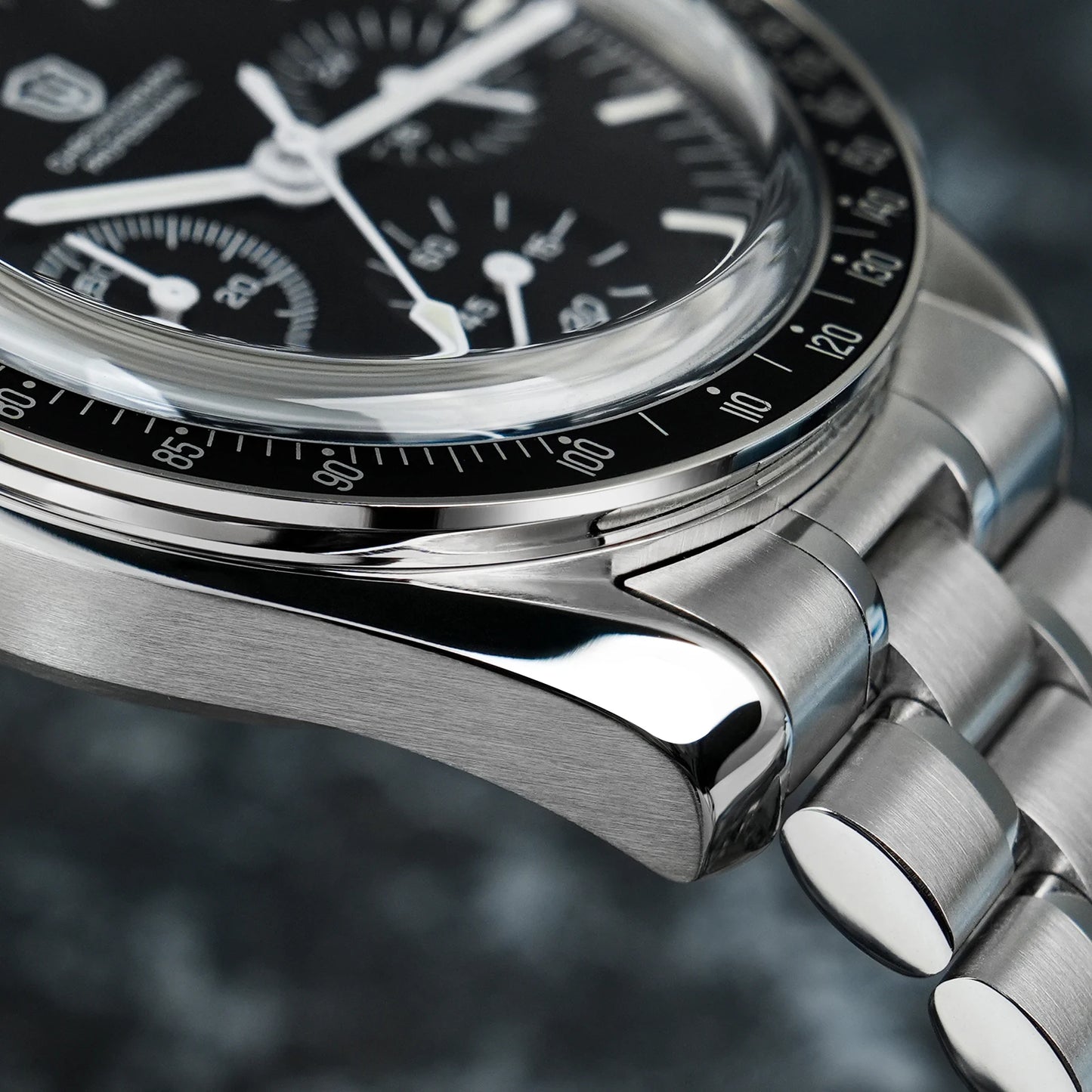 Relógio Masculino Watchdives New Wd1863 Quartz VK63 Chronograph, Safira Abaulada, Impermeável, 39Mm, Aço, Marca Premium, Luxo Business