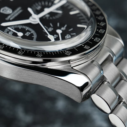 Relógio Masculino Watchdives New Wd1863 Quartz VK63 Chronograph, Safira Abaulada, Impermeável, 39Mm, Aço, Marca Premium, Luxo Business