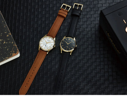 Baltany Men Automatic Watch 38.5mm Pilot Manual Winding Mechanical Wristwatch Sapphire 5ATM Small Second Dial ST1701 ST1700