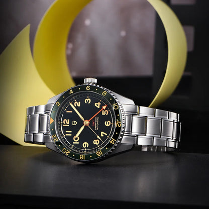 PAGANI DESIGN 2026 NEW Top GMT Men Automatic Mechanical Watches Pearl DG5833 Waterproof Luminous Sapphire Glass reloj hombre