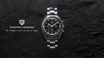 2026 New PAGANI DESIGN Mens Watches Quartz Speed Sports Chronograph Watch For Men Waterproof Luminous AR Sapphire Man Gift Clock