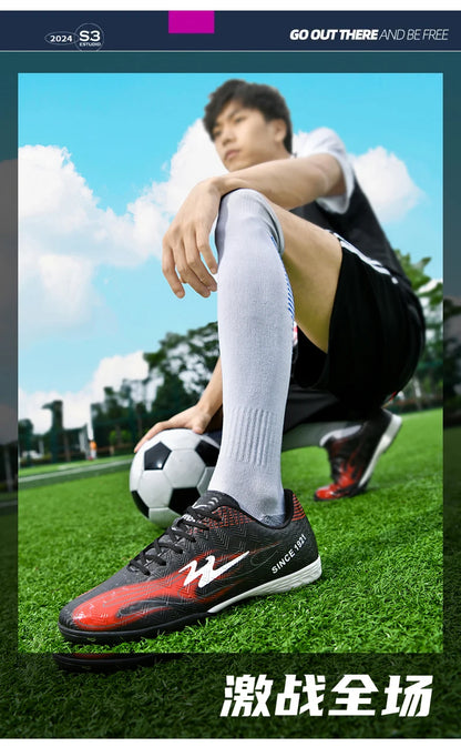 Zapatillas de fútbol Double Star 2026 nuevas para entrenamiento y partidos, antideslizantes, con agarre, soporte estable y diseño especial para fútbol
