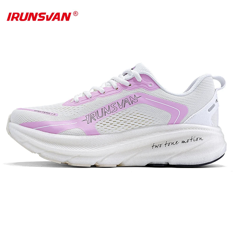 IRUNSVAN New Carbon Plate Marathon Running Shoes Lightweight Shock-Absorbing And Suitable For Men's Sports Shoes