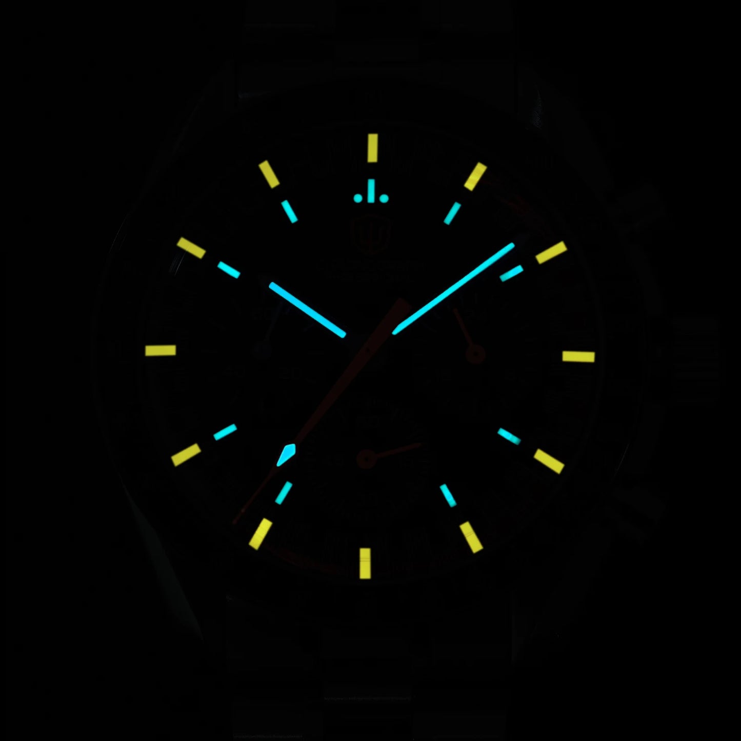 Relógio Masculino Watchdives New Wd1863 Quartz VK63 Chronograph, Safira Abaulada, Impermeável, 39Mm, Aço, Marca Premium, Luxo Business