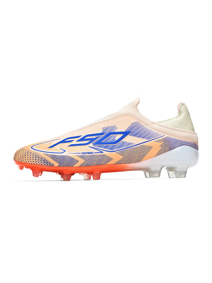 Anti-Slip AG/FG Soccer Boots, TPU Shock Absorption Sole, Durable PU Fabric Upper, Teen Boys and Girls Professional Field Sneakers