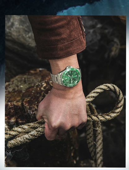 NORTH EDGE 42mm Men Mechanical Wristwatch Luxury Sapphire Glass MIYOTA 8215 Automatic Watches 10bar Waterproof Watch Men ANCHOR