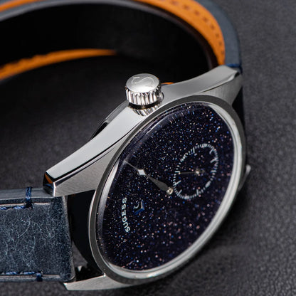 Sugess Watch of Men Automatic Mechanical Wristwatches ST1721 Movement Luminous Simple Fashion Clock Waterproof Glass S451 New