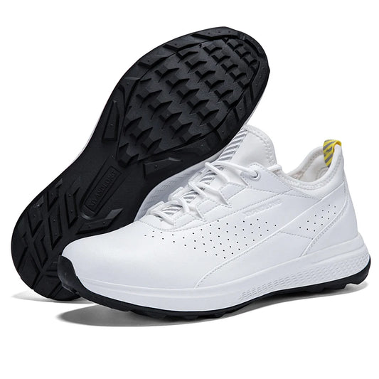Golf Sports Shoes Men Waterproof high-Quality Leather Golf Competition Sports Shoes Formal Shoes Golf Course Men Training Shoes