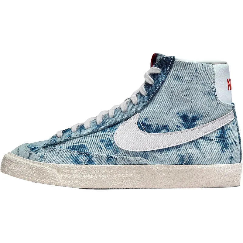 Nike Produto Genuíno Blazer Mid '77 Sapatilhas de Skate Retro Cano Alto para Mulher DV2182-900
