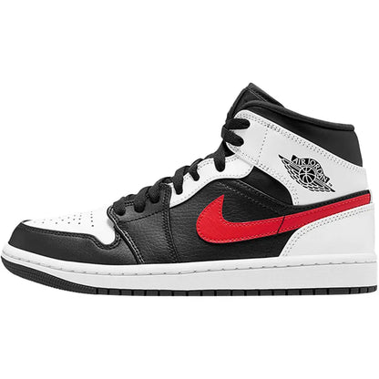 Nike originale AIR JORDAN 1 da uomo, scarpe da basket sportive mid top ammortizzate 554724-075