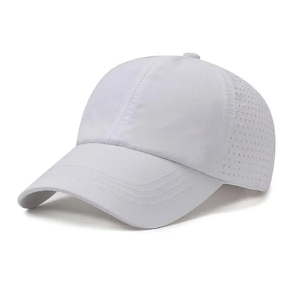 Schnelltrocknende Sonnenkappe für Damen, Outdoor-Freizeit-Sportmütze für Herren, Baseballkappe in Übergröße (60–65 cm), verstellbare Sonnenblende, Schirmmütze