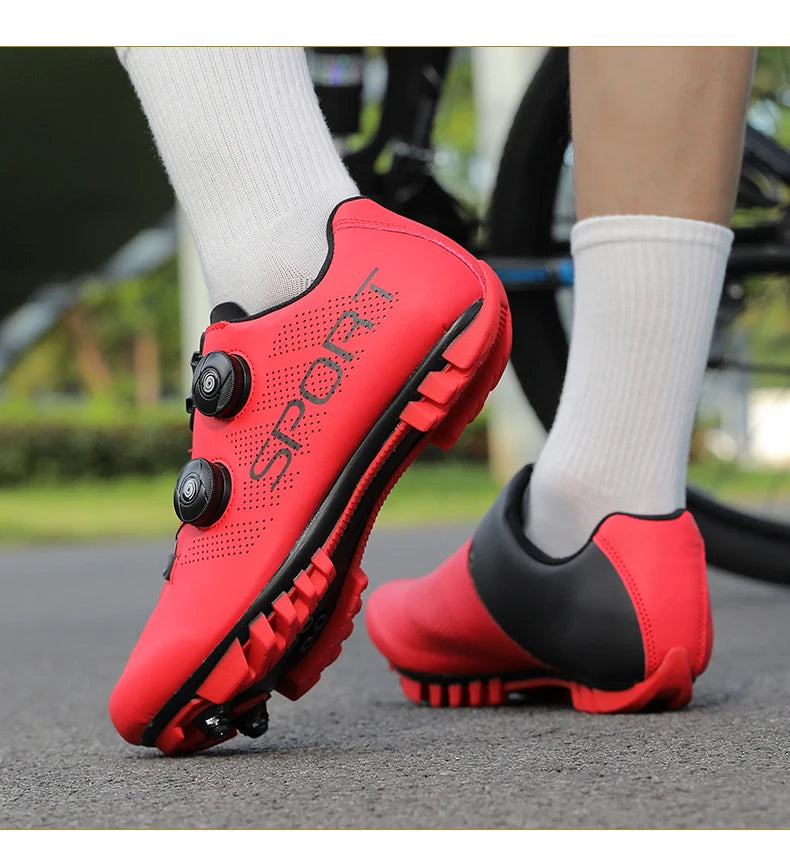 Cycling Sneakers Breathable MTB Shoes Men Women Trail Mountain Bicycle Riding Shoes Sport Road Bike Shoes SPD Pedal Cycle Shoes