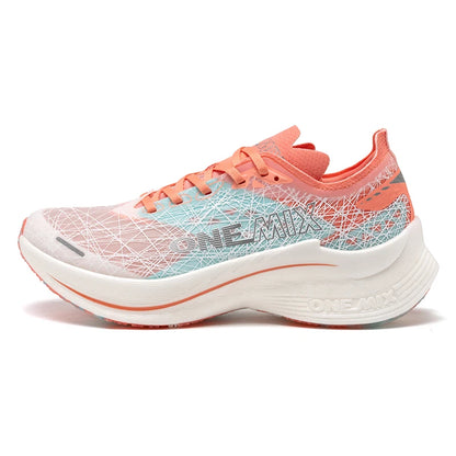 ONEMIX Carbon Fiber Plate Running Shoes Traction Shock Absorption Professional Marathon PB Racing Sports Trainers