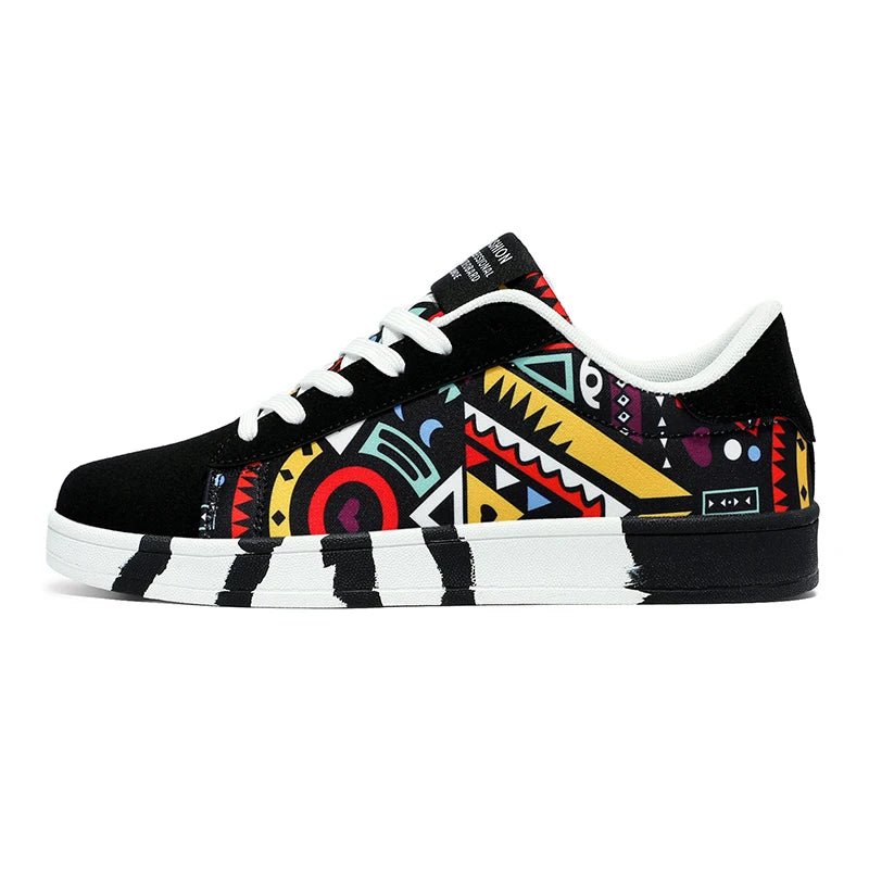 YRZL skateboard shoes for men, canvas sneakers, casual breathable walking shoes, lightweight flat shoes, street trend sport shoe
