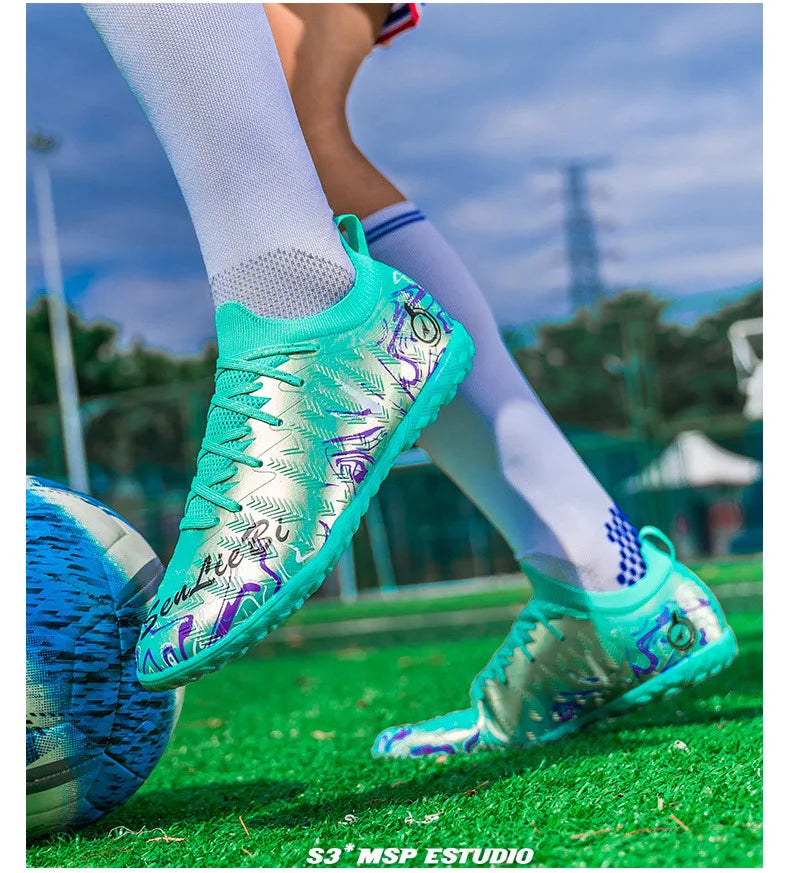Zapatillas de fútbol profesionales para hombre y mujer de alta calidad, botas de fútbol de moda para hombre, talla grande 46, zapatillas de fútbol sala, deportivas para hombre