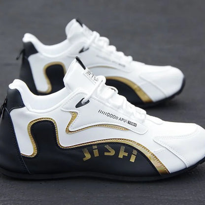 Chaussures en cuir respirantes pour hommes, baskets décontractées de voyage imperméables, chaussures de couleur unie, chimanti ald, automne, nouveau