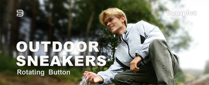 Sapatos de Caminhada Baasploa para Homem, Outdoor e Escalada, em Malha Respirável, para Viagem e Caminhada, Antiderrapantes, Resistentes ao Desgaste, Confortáveis, Tipo Sneaker