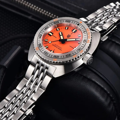 PAGANI DESIGN 2025 New Men's Automatic Mechanical Divers Watches NH38 Sapphire Stainless Steel 300m Waterproof AR Watch for Men