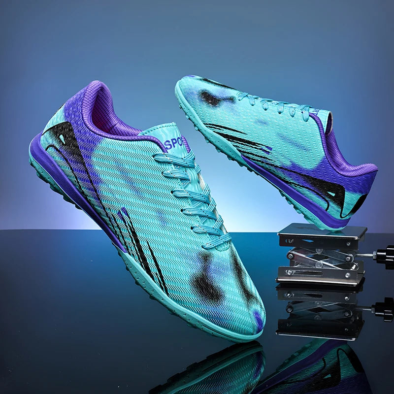 Nouvelles chaussures de Football en plein air pour hommes crampons chaussures de Football professionnelles bottes de terrain de Football pour enfants baskets d'entraînement confortables et antidérapantes