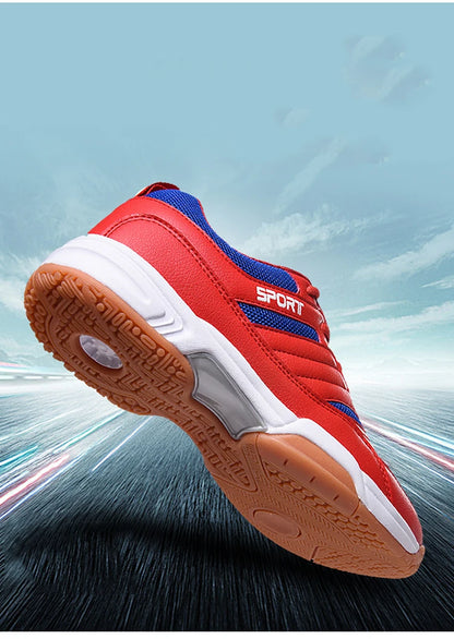 Zapatillas de tenis unisex transpirables para hombre y mujer, para deporte al aire libre, gimnasio, bádminton y voleibol