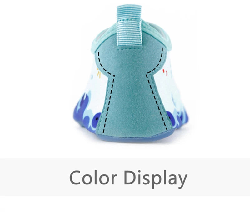 Boys Girls Soft Foldable Water Shoes Kids Beach Summer Outdoor Wading Shoes Swimming Surf Sea Slippers Quick-Dry Aqua Shoes