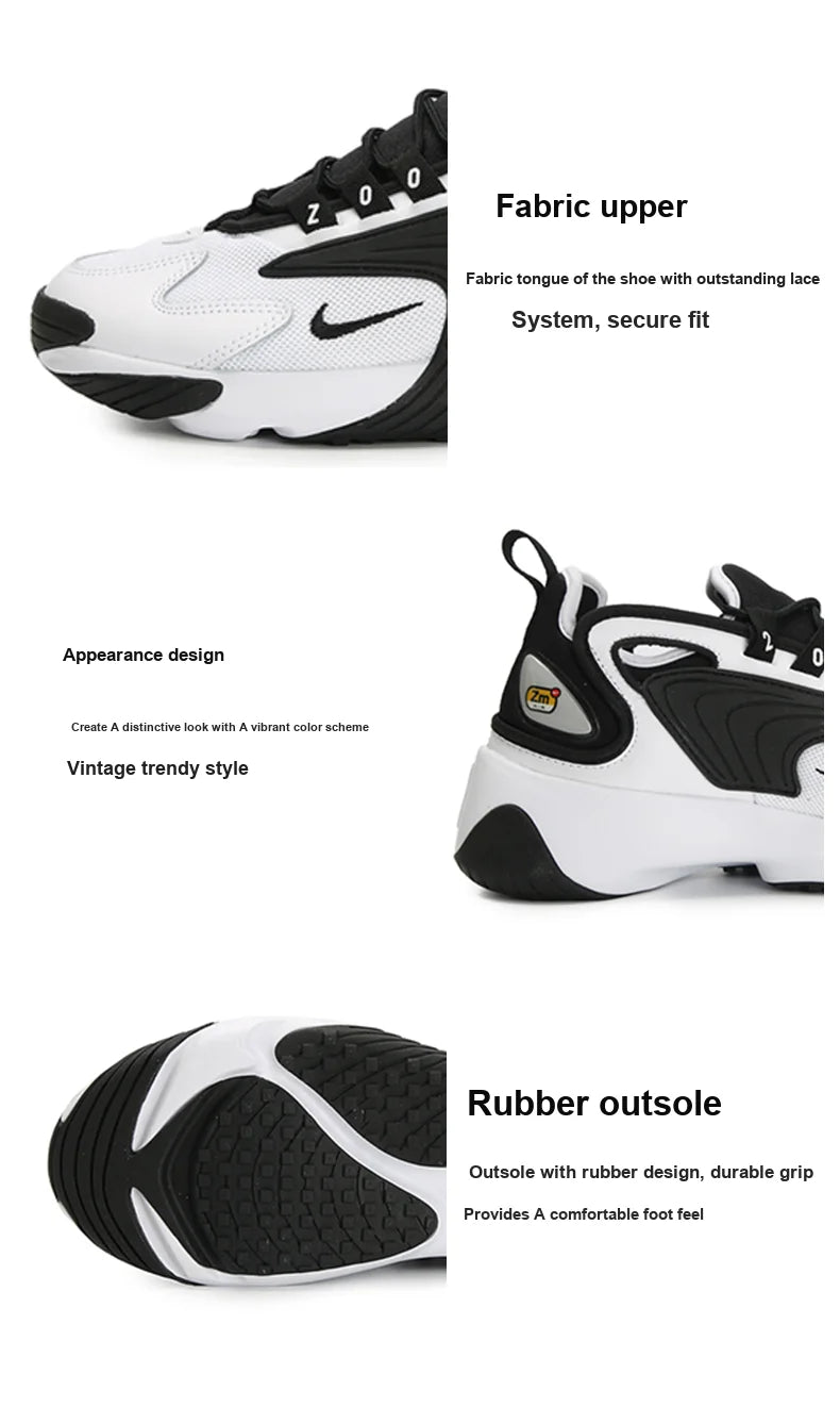 POIZON Nike Zoom 2K 'White Black' Women's