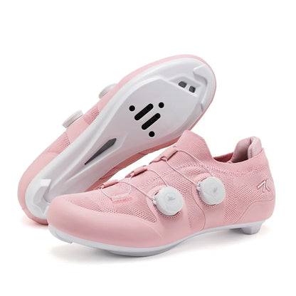 Professional Men's Cycling MTB Shoes Route Cleats Speed Road Bike Sneakers Racing Women Flat Bicycle Mountain SPD Biking Footwear