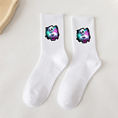 Fortnite Socks Cartoon Game Character Long Sock for Kids tudents in Spring and Autumn Solid Color Cotton Socks Birthday Gifts