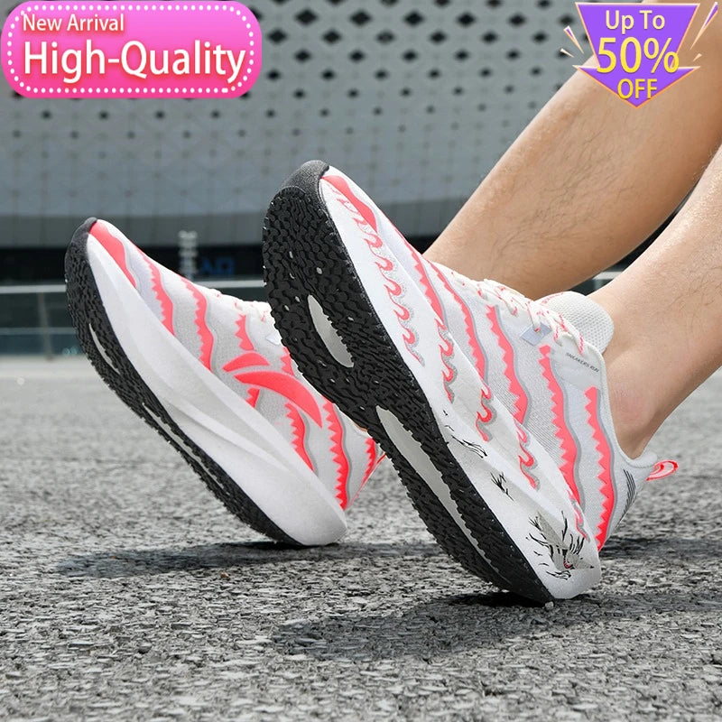 New Summer Original Men's and Women's Sports Shoes Lightweight Marathon Running Shoes Breathable Foot Protection Walking Shoes